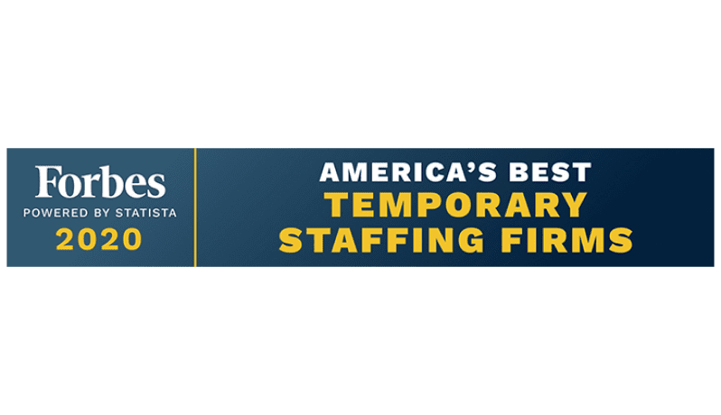 Forbes 2020 America's Best Temporary Staffing Firms